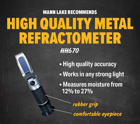 Mann Lake Refractometer question 